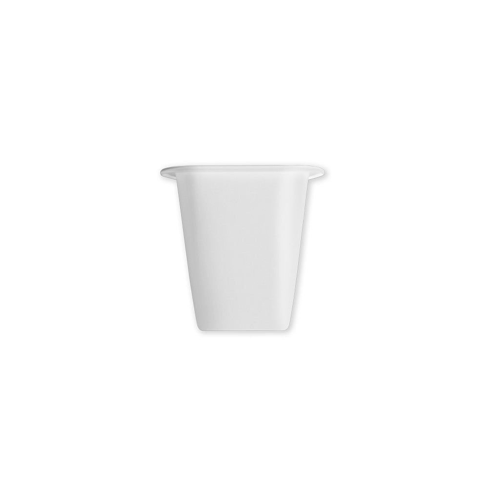 6PK Homeleisure Balconia Square Pot Planter 25cm White Garden