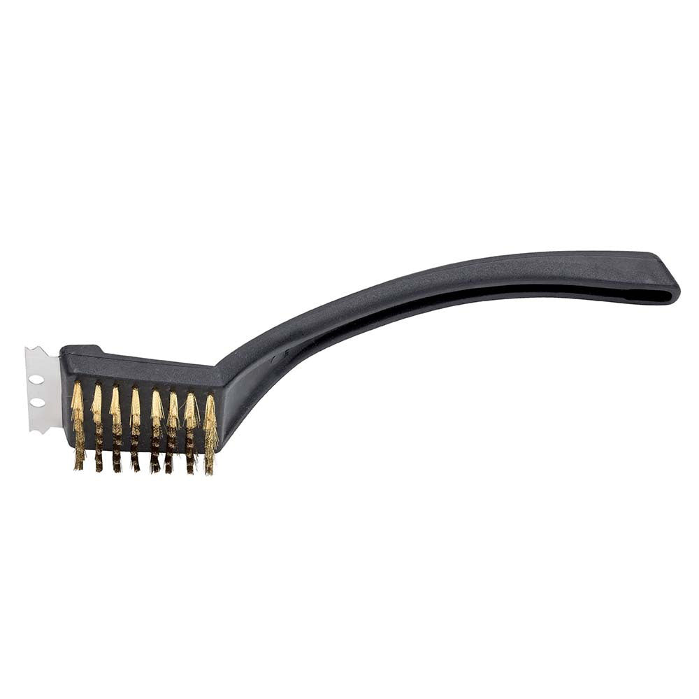2PK Wiltshire Bar-B Barbeque Metal Bristle Long Handle Cleaning Brush
