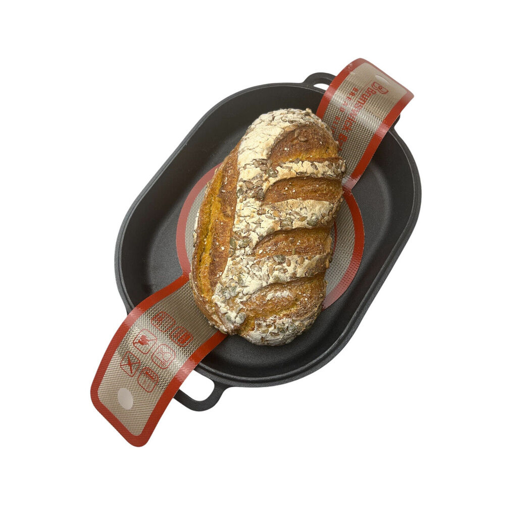 2pc Brunswick Bakers Heat-Resistant Silicone Bread Sling 21x56cm