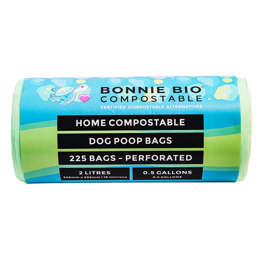 225PK Bonnie Bio Compostable 2L Dog Poop Bags