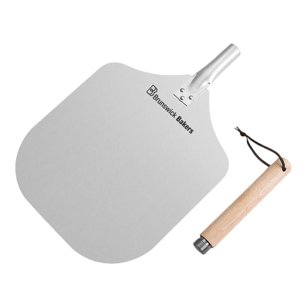 Brunswick Bakers Aluminium Pizza Peel Long Handle Non Slip 30.5x35cm