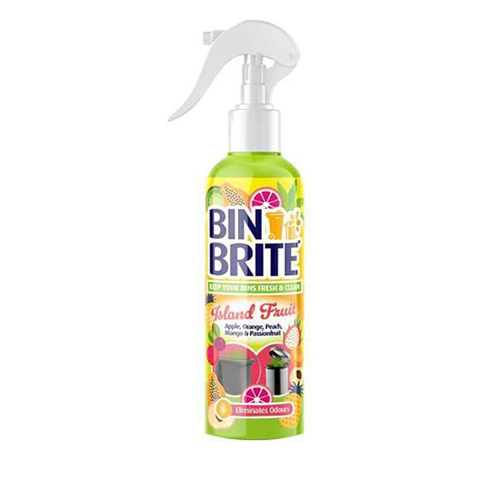 6PK Bin Brite Odour Neutraliser Spray 400ml - Island Fruit