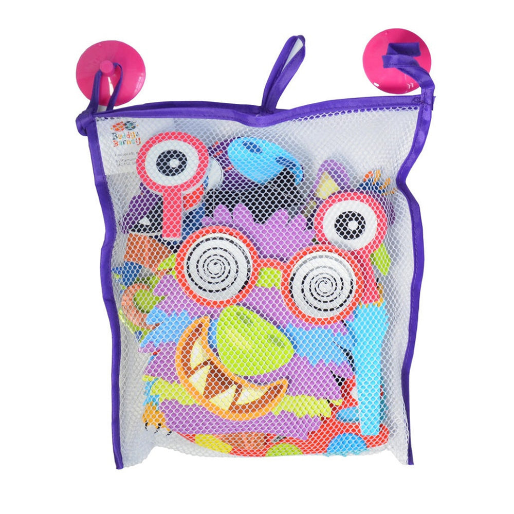 31pc Bath Time Creative Stickers Silly Monsters w/ Storage Bag 3y+