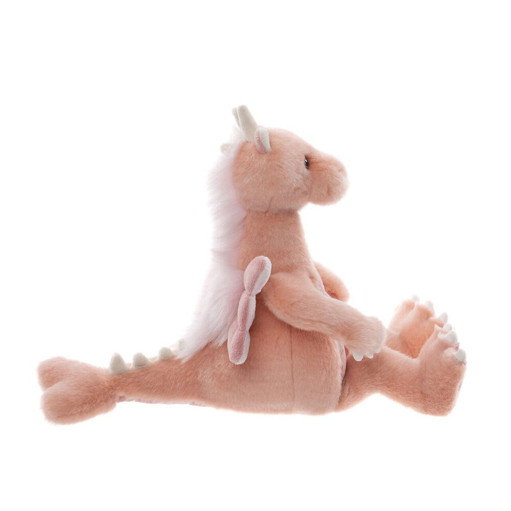 Charlie Bears Hearts Kids Plush Dragon Toy Bearhouse Range 18M+ Pink
