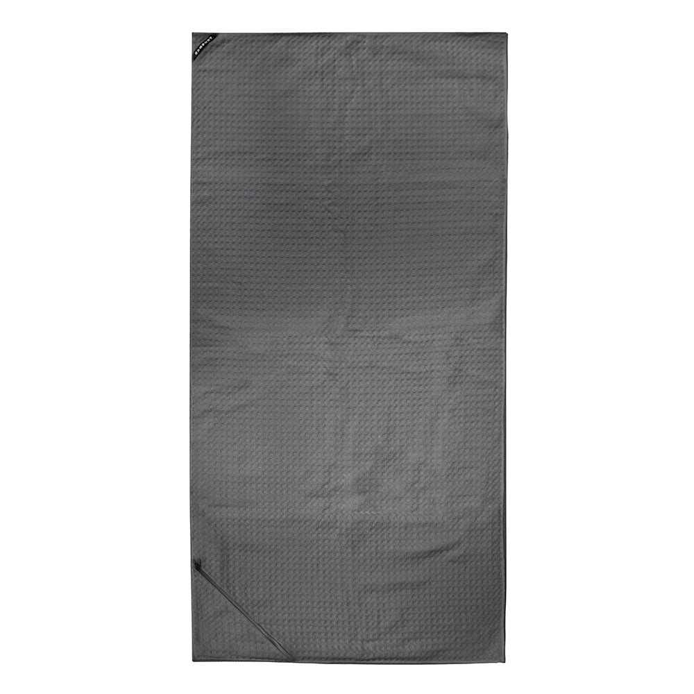 2PK Bambury Matrix Workout Microfibre Gym Towel Large Charcoal 60 x 120cm