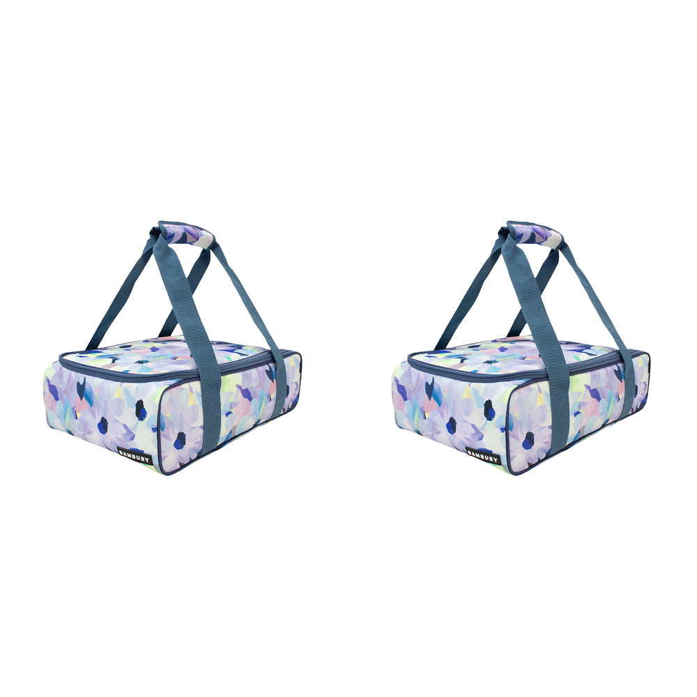 2PK Bambury Ambrosia Insulated Food Carrier Cooler Bag 40x27cm