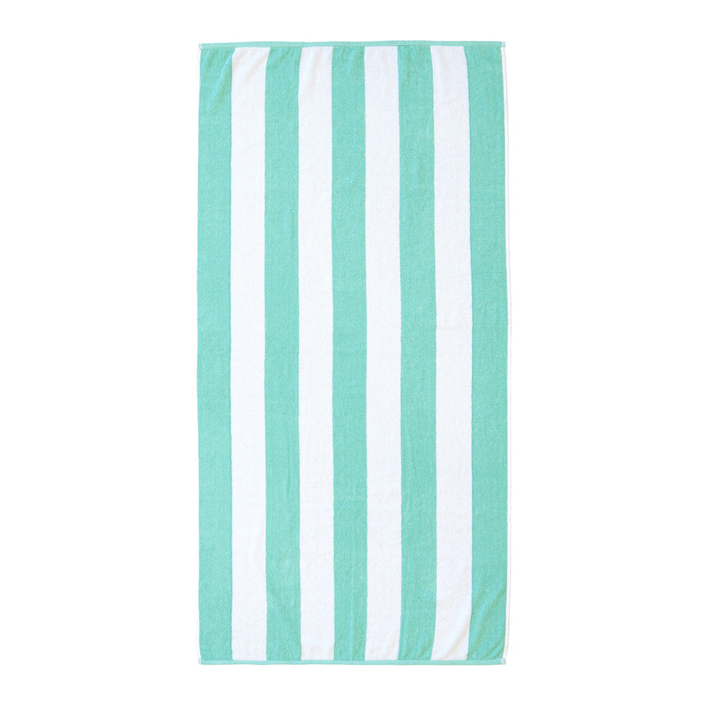 2PK Bambury Cotton Ecobeach Towel 75x150cm - Turquoise