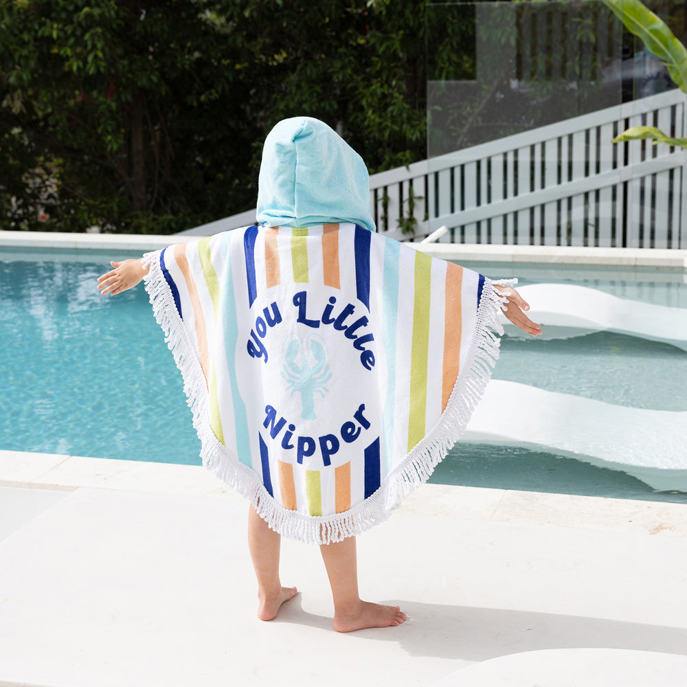 Bambury Kids/Children Shaped Poncho 60x75cm - Little Nipper