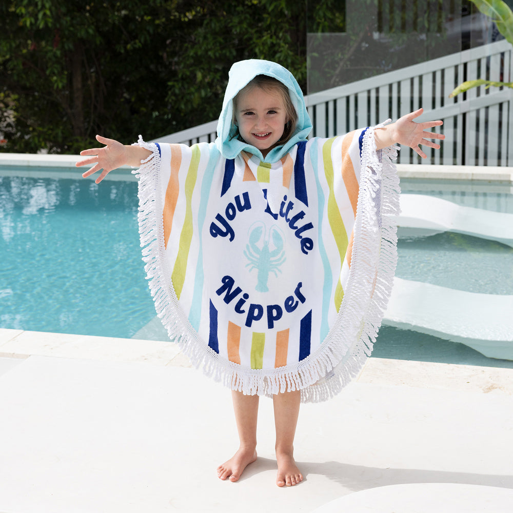 Bambury Kids/Children Shaped Poncho 60x75cm - Little Nipper