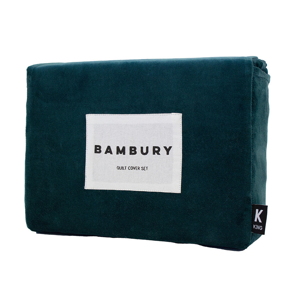 Bambury Emerson 280GSM Bedding Quilt Cover Set Super King