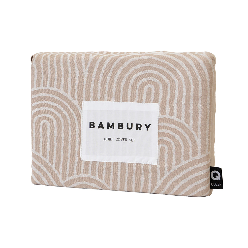 Bambury Merida Cotton Quilt Cover w/ Pillowcase Set