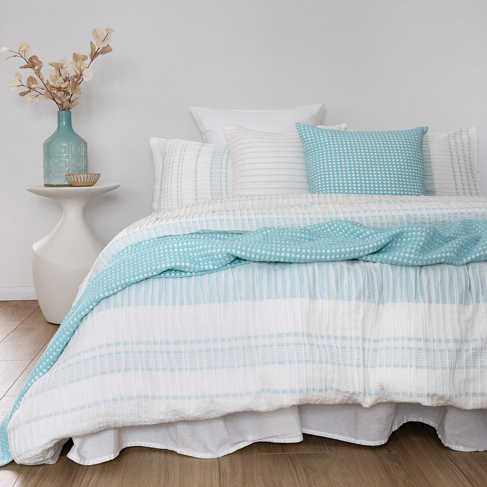Bambury Sawyer Cotton Quilt Cover w/ Pillowcase Set