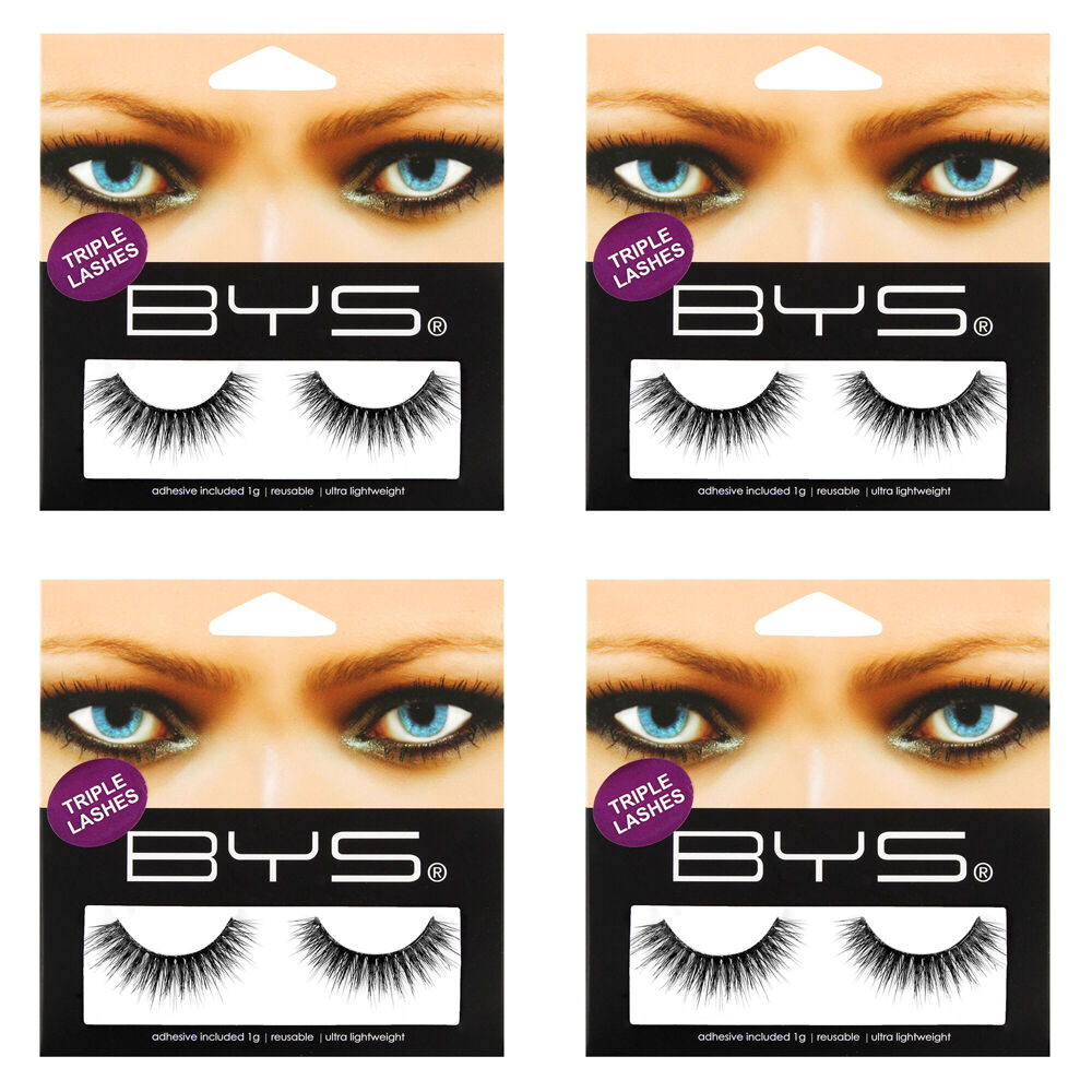 4PK BYS Triple Luxe 1g Lash Extensions Black