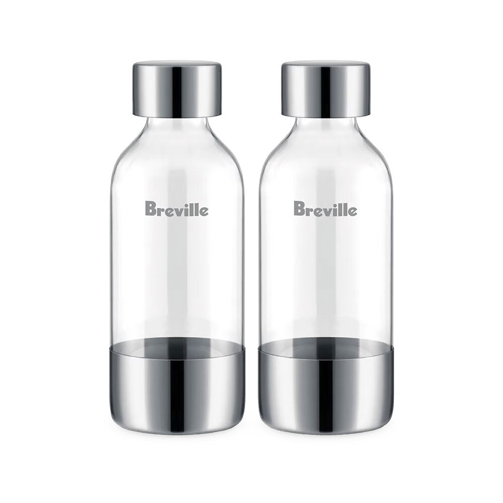 2pc Breville The InFizz Carbonating Bottle Accessory Pack 0.6L