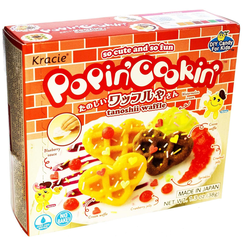 3PK Kracie Popin' Cookin' DIY Waffle Japanese Candy Confectionery
