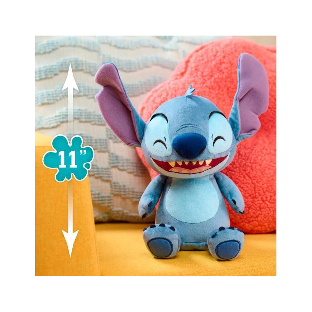 Lilo & Stitch Disney Crack Me Up Feature Interactive Plush 28cm For Ages 3y+