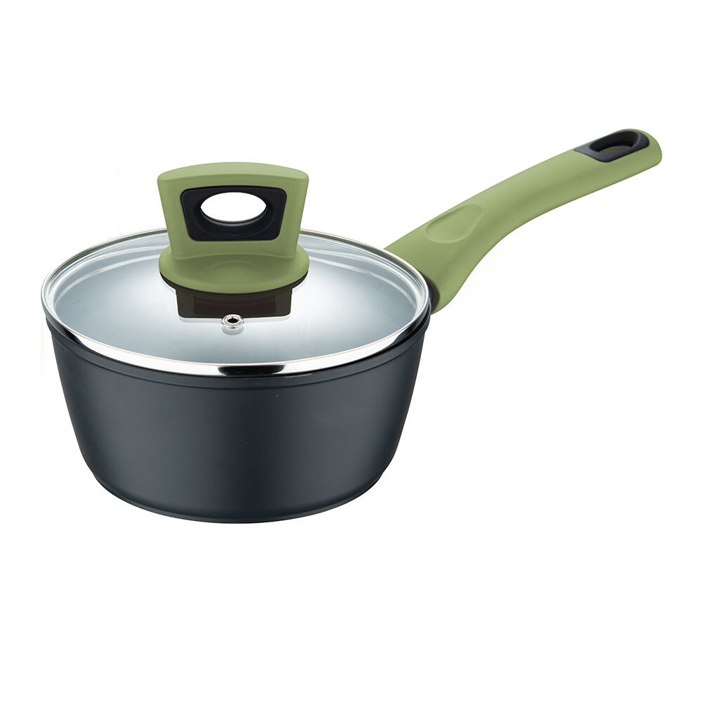 Bergner 16cm Forged Induction Kitchen Saucepan With Lid Assorted