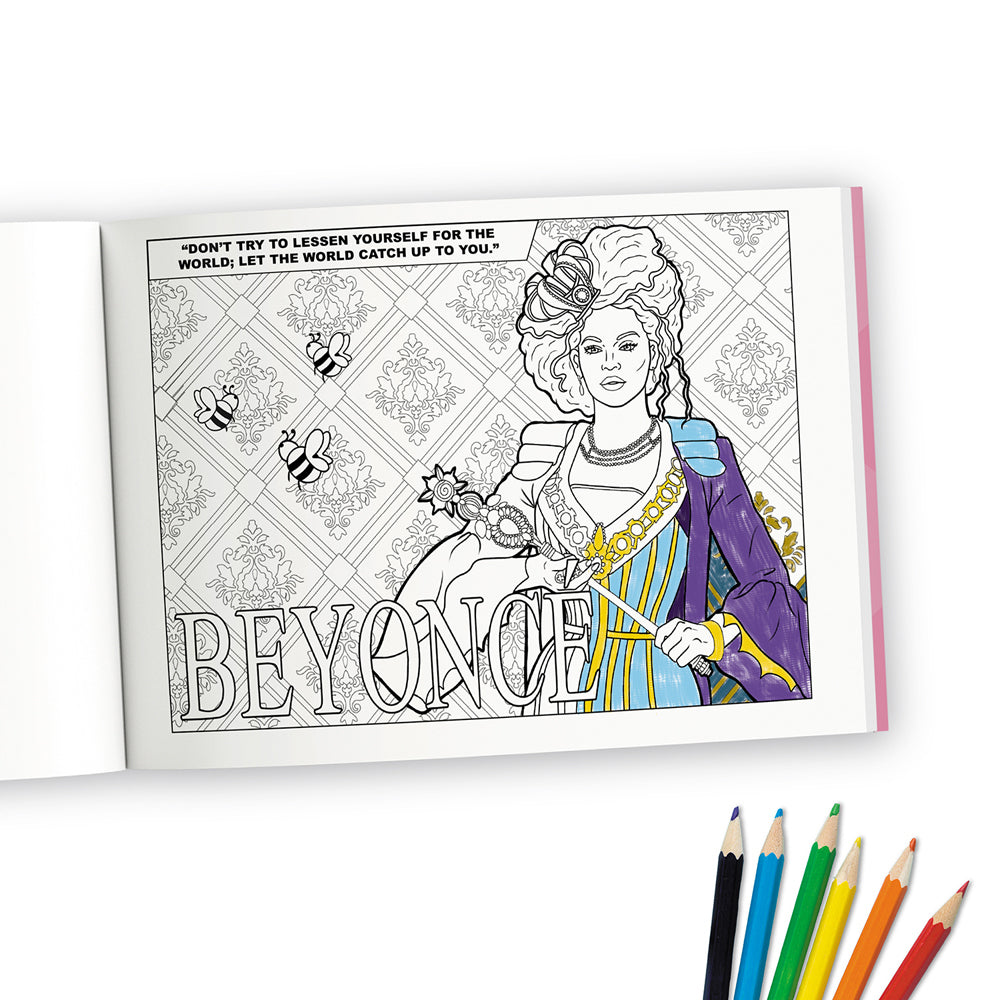 2PK Bubblegum Stuff Girl Power Colouring Book Adult Art Activity