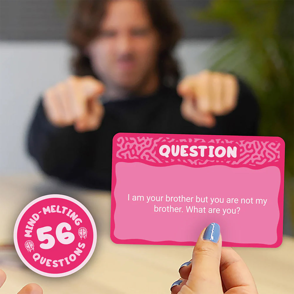 2PK Bubblegum Stuff Brain Teasers Family Party Card Game Set