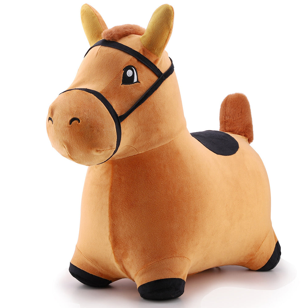 iPlay iLearn 33cm Bouncy Horse Kids/Children 18m+ Brown