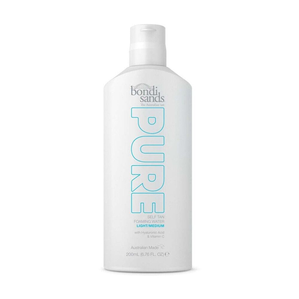 10PK Bondi Sands Pure Self Tanning Water 200ml Light To Medium For Sensitive
