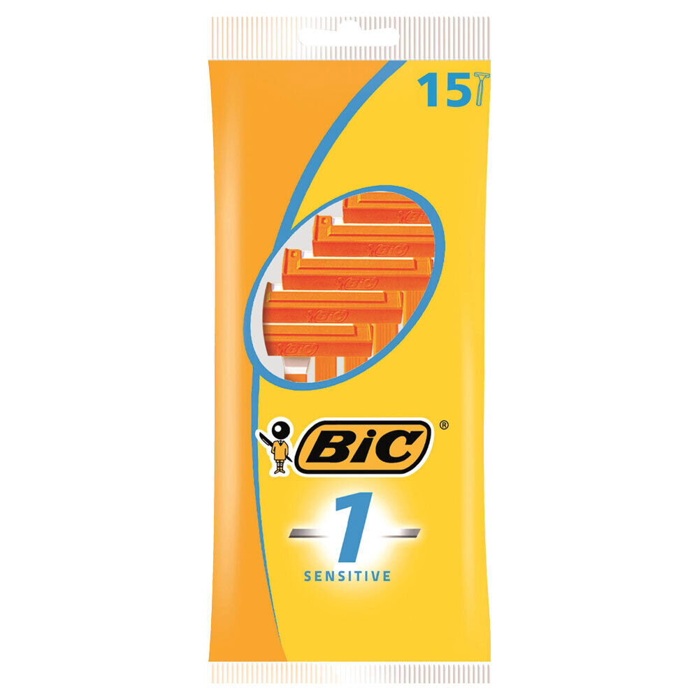 4x 15pc Bic Medi Facial Shaver Sensitive
