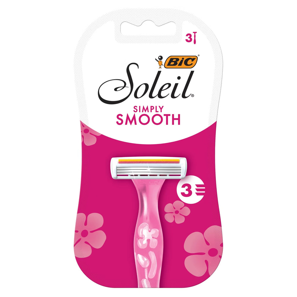 18pc Bic Soleil Simply Smooth 3 Blade Razors