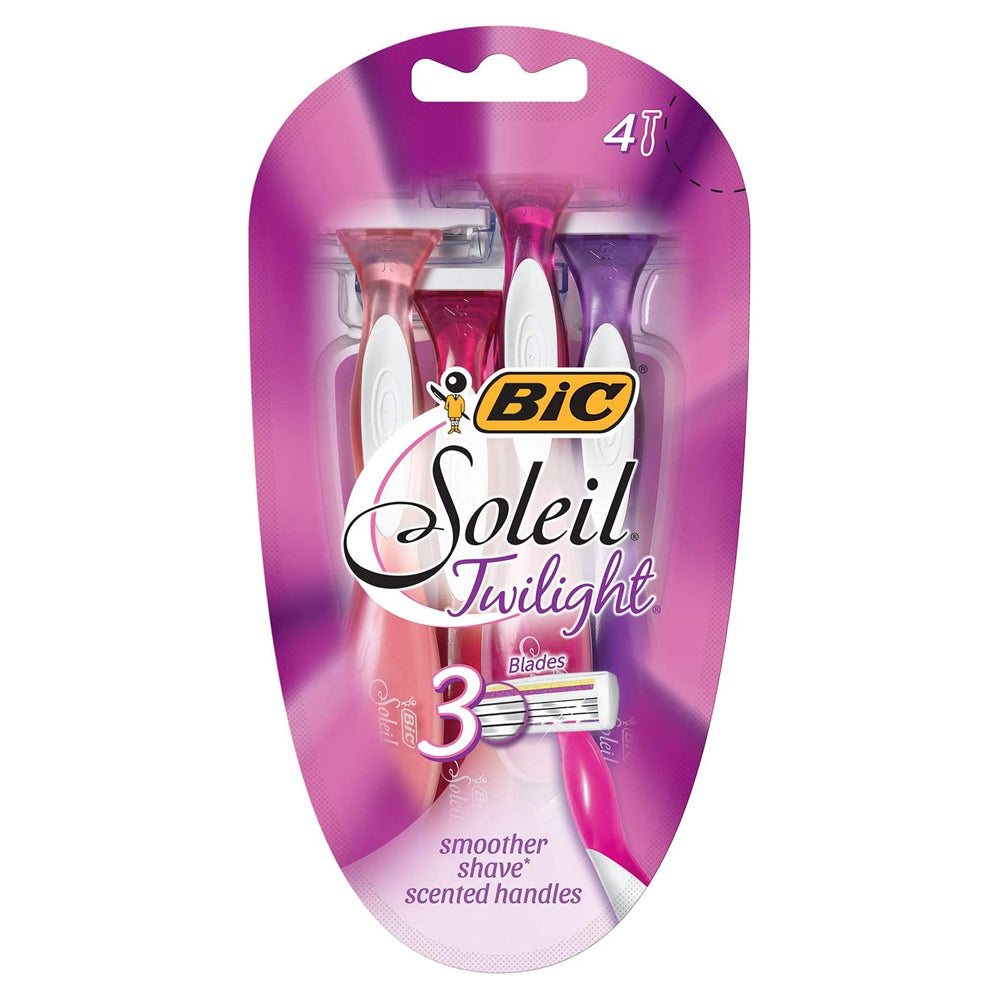 24pc Bic Soleil Smooth Scented Handles 3-Blade Women's Razors