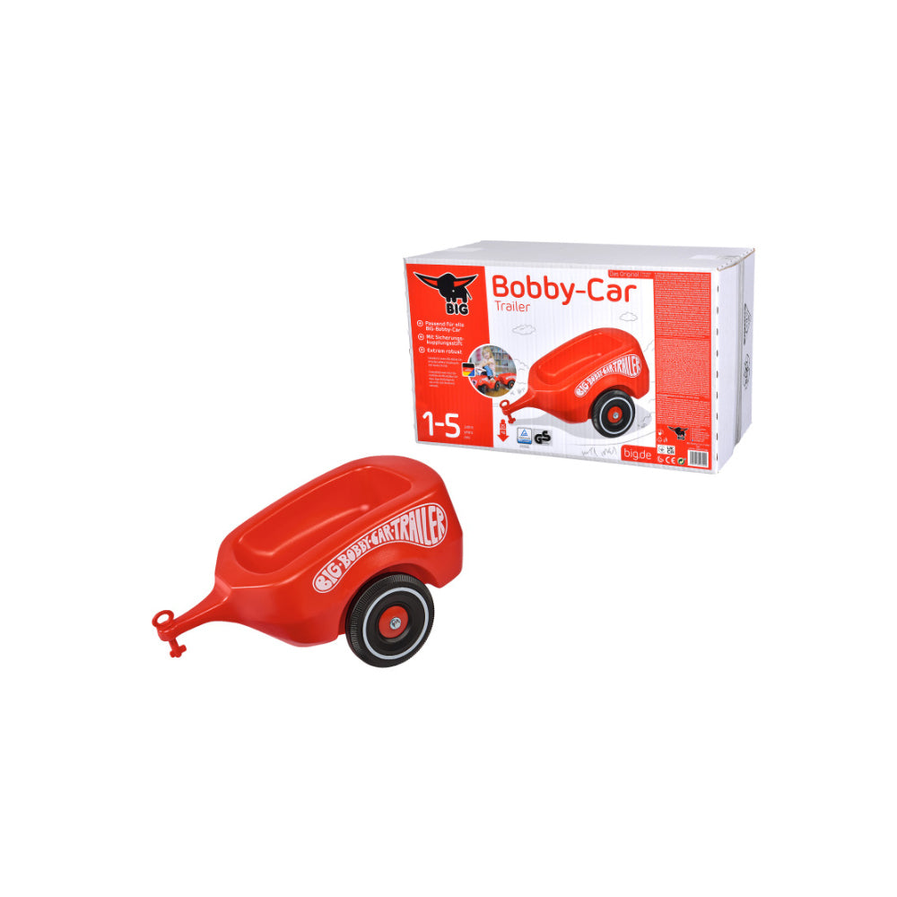 Simba Big Bobby Car Trailer Kids Toy For Ride On Vehicle Red 12m+