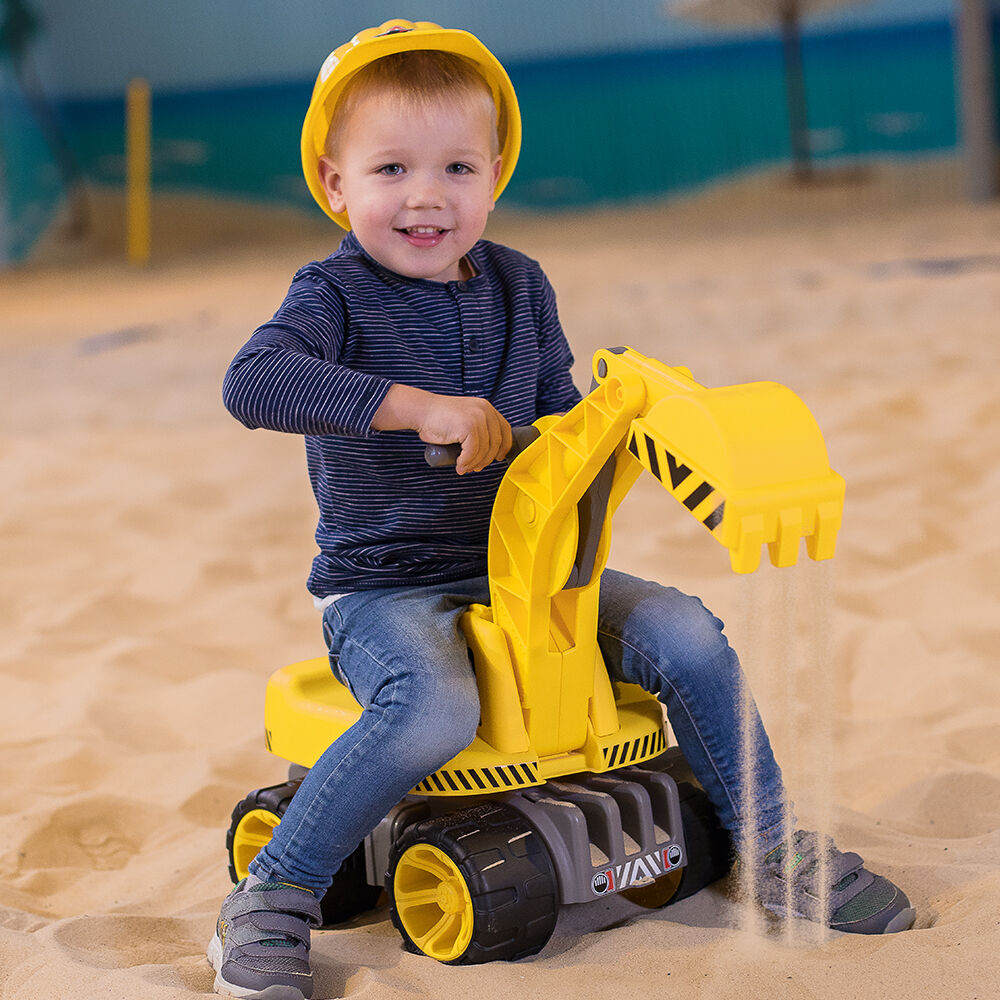 Big Power Worker Maxi-Digger Kids Rid-On Toy Truck 3y+