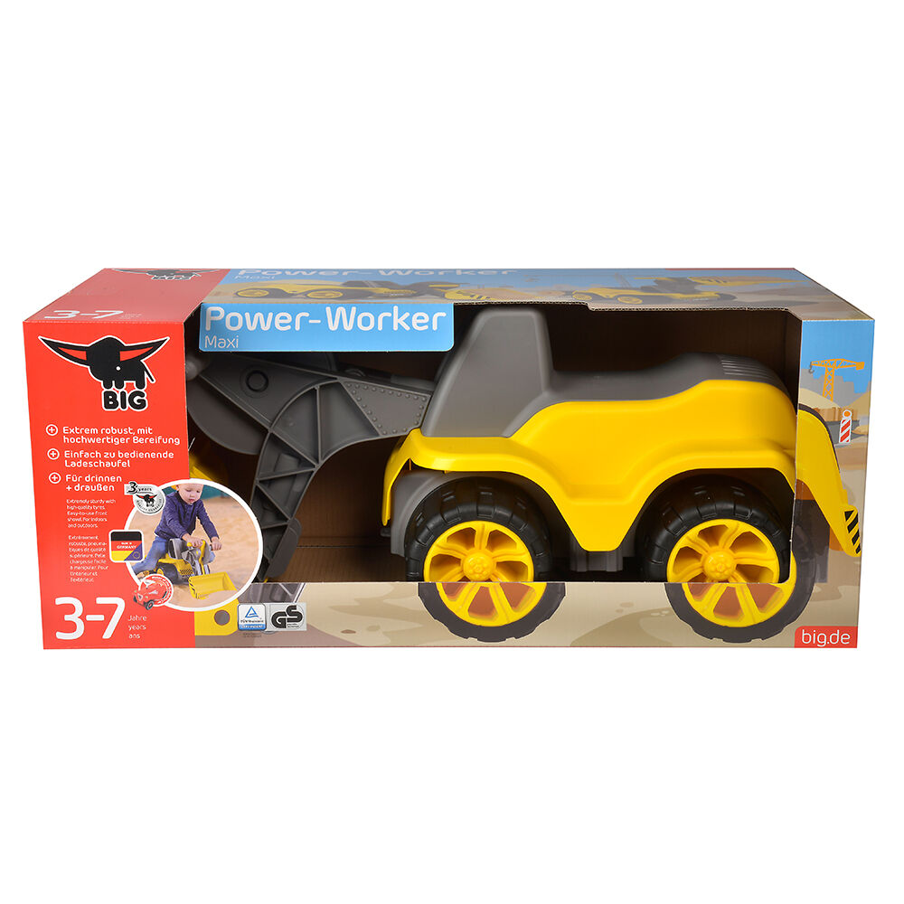 Big Power Worker Maxi-Loader Kids Rid-On Toy Truck 3y+