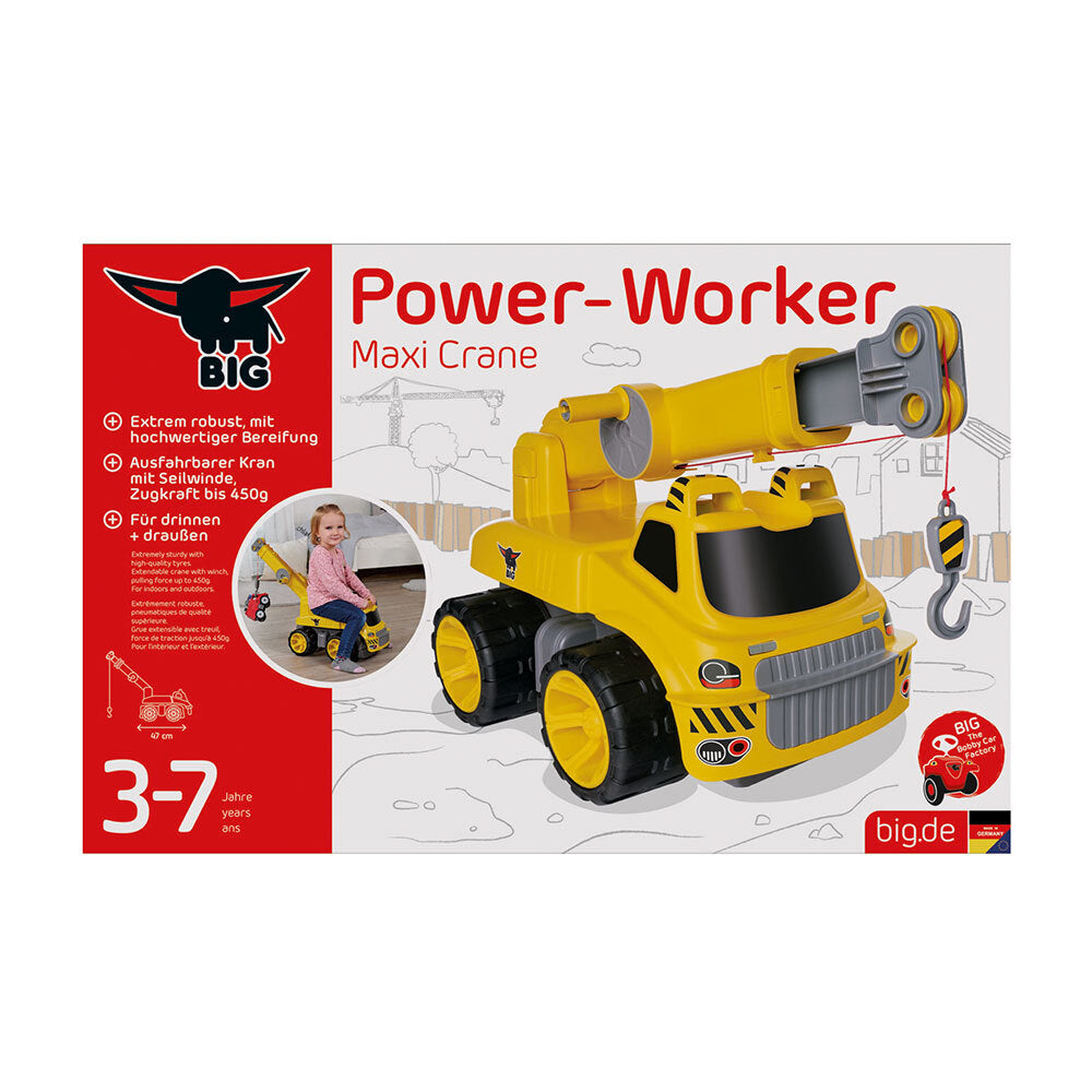 Simba Big Power-Worker Maxi-Crane Kids Construction Vehicle Toy 3y+