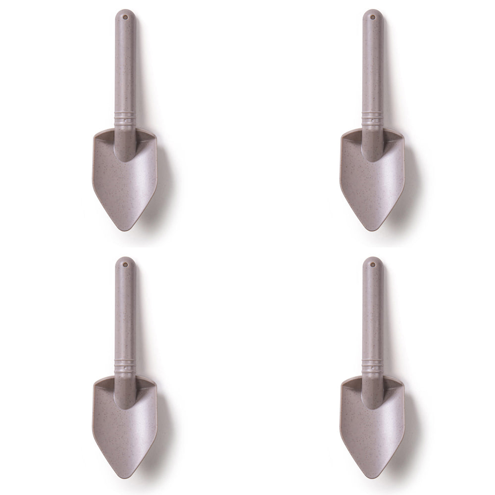 4PK Bigjigs Toys 20cm Eco Spade Kids Toy Stone Grey 18m+