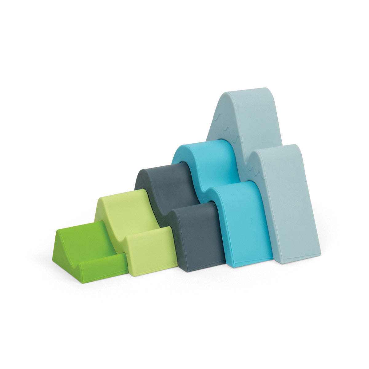 5pc Bigjigs Toys Silicone Mountain Stacker Baby/Toddler Toy 12m+