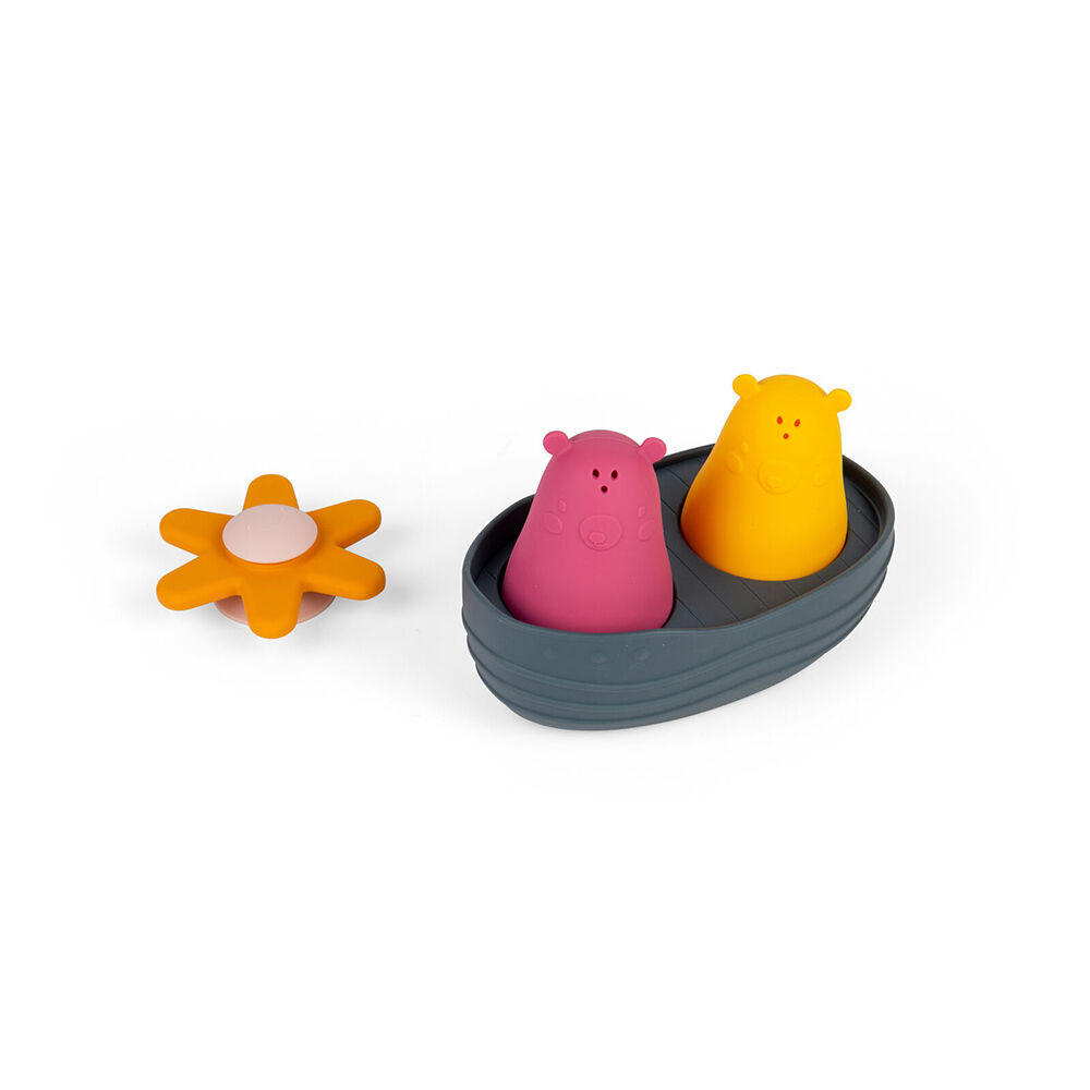 Bigjigs Toys Soft Silicone Bath Set Sensory Kids Water Toys 22.5x11cm 0m+