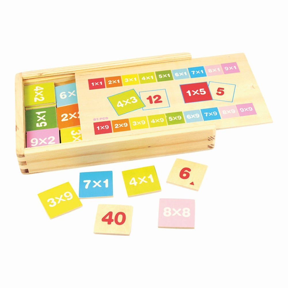 2x 81pc Bigjigs Toys Add & Subtract/Times Table Box Set 3y+