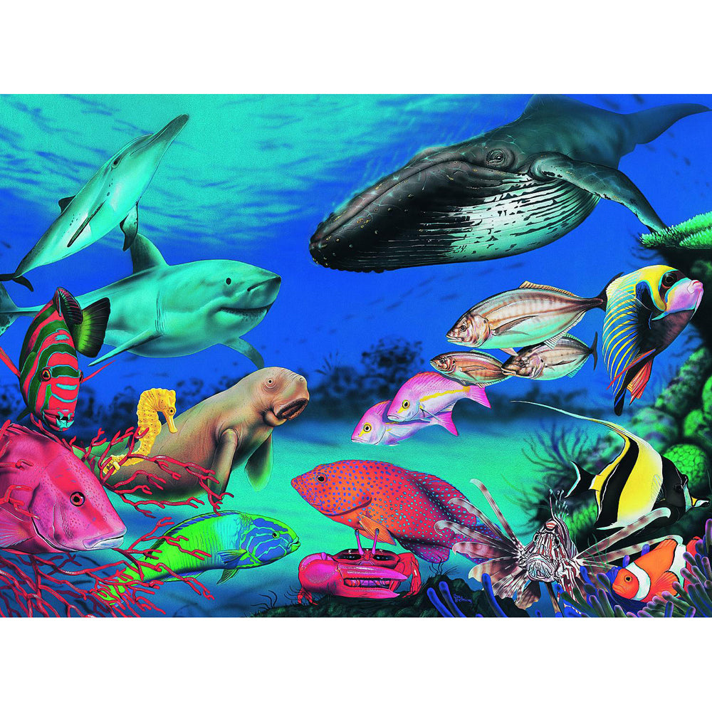 200pc Blue Opal Wild Aust Beneath the Oceans Jigsaw Puzzle Toy 8+