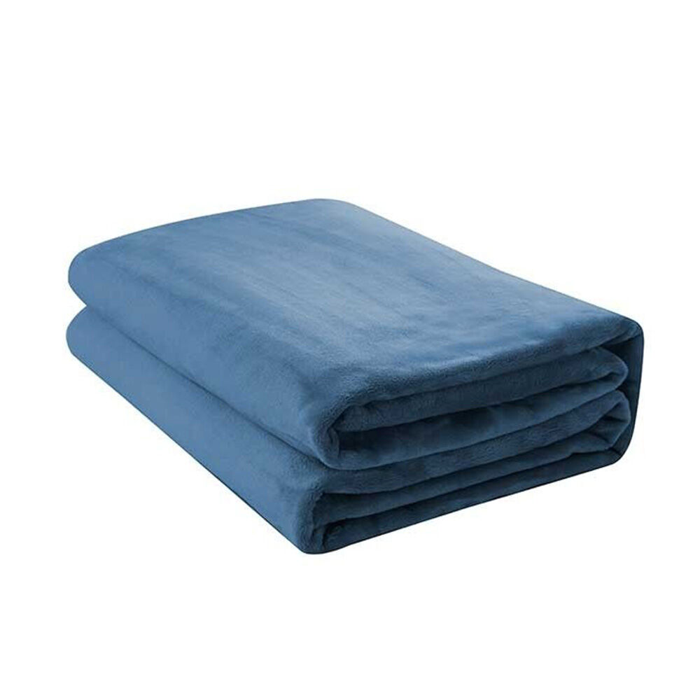 Jason Commercial Micro Fleece Blanket Denim