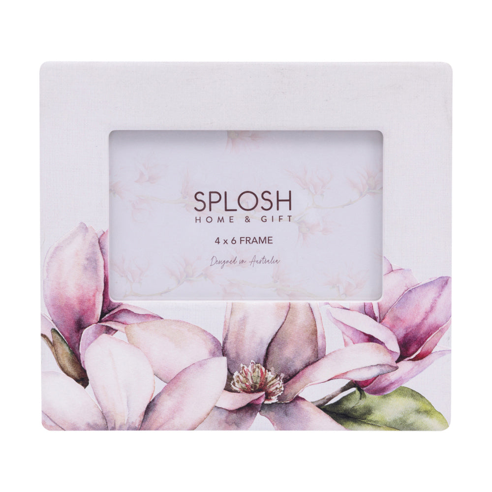 2PK Splosh Blossom 4x6" Ceramic Picture Frame Photo Holder Wall Hanging