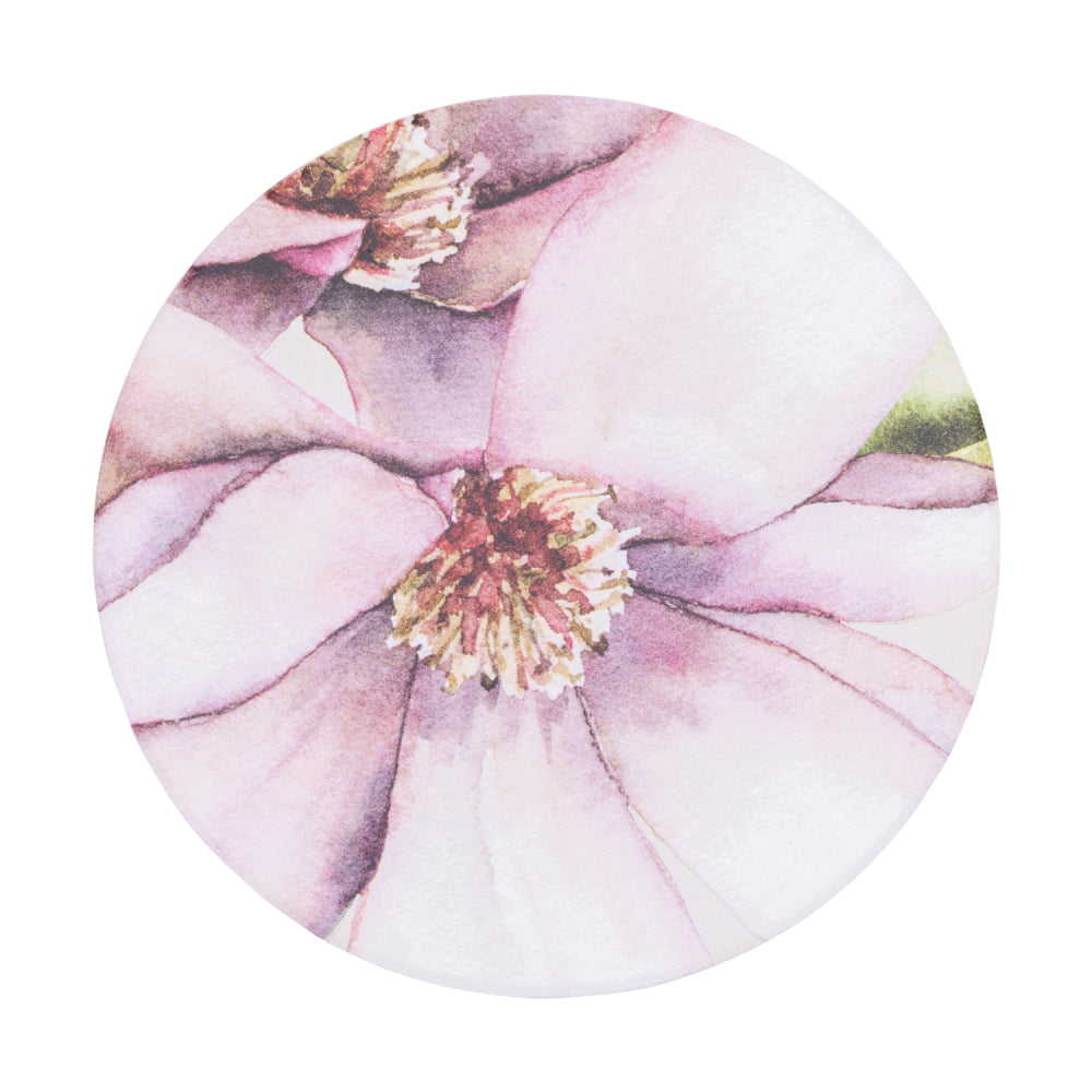 6PK Splosh Blossom Flower Bloom 10cm Ceramic Coaster Drink Mat Round
