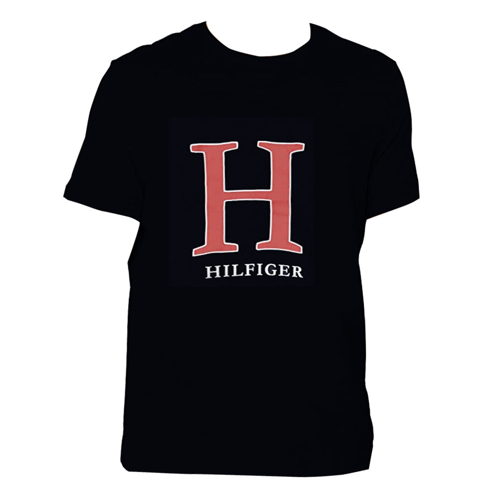 Tommy Hilfiger Men's Size L Sleepwear Graphic Tee Black
