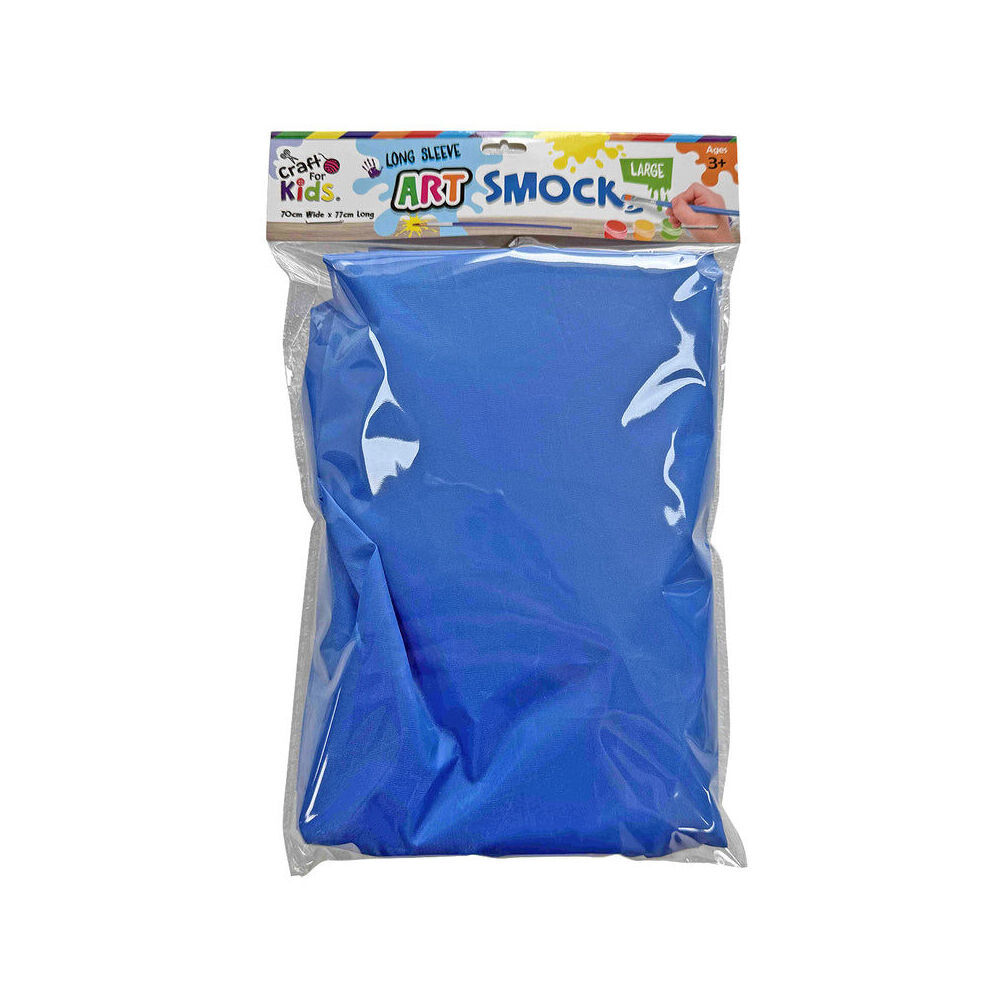 2PK Craft For Kids Long Sleeve Art Smock Water-Resistant Large 70x77cm 5y+