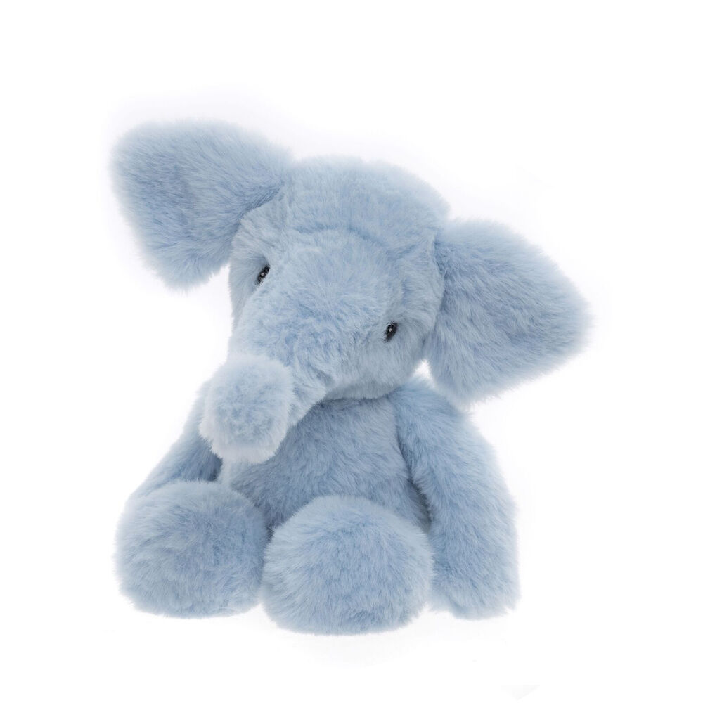 Charlie Bears Effie Elephant Powder Blue 20cm Baby/Infant Soft Plush Toy 0y+