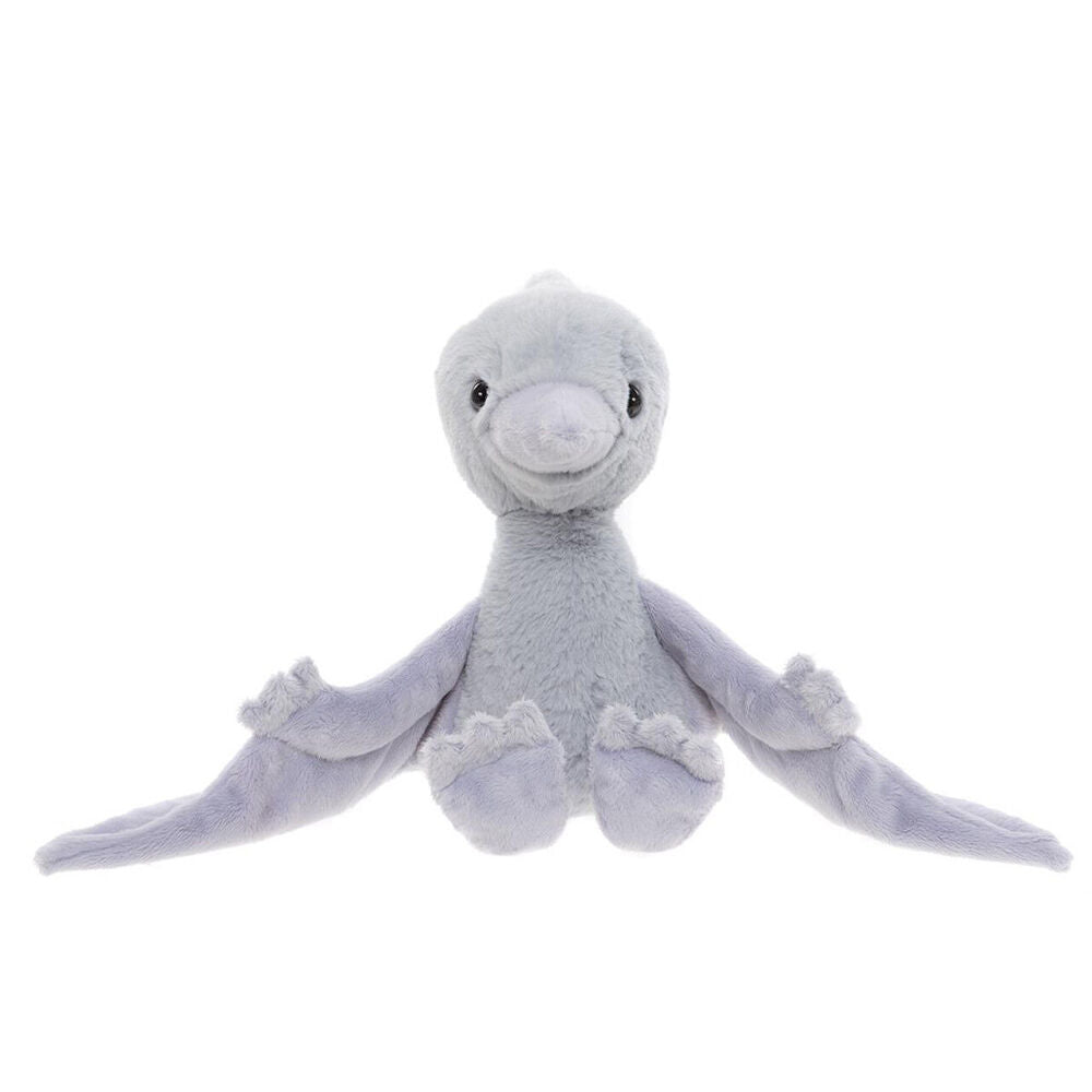 Charlie Bears Wings the Pterodactyl Dinosaur Kids Large Plush Toy 0Y+ Grey