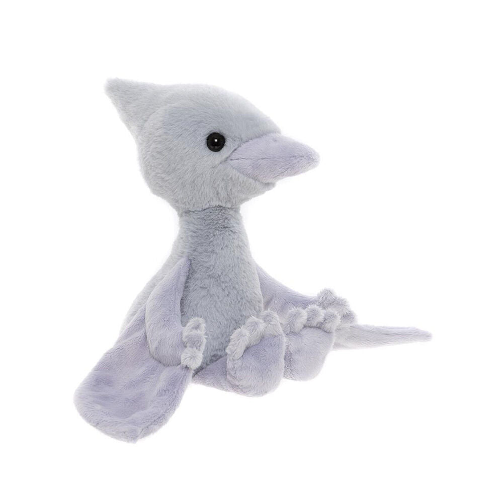 Charlie Bears Wings the Pterodactyl Dinosaur Kids Large Plush Toy 0Y+ Grey