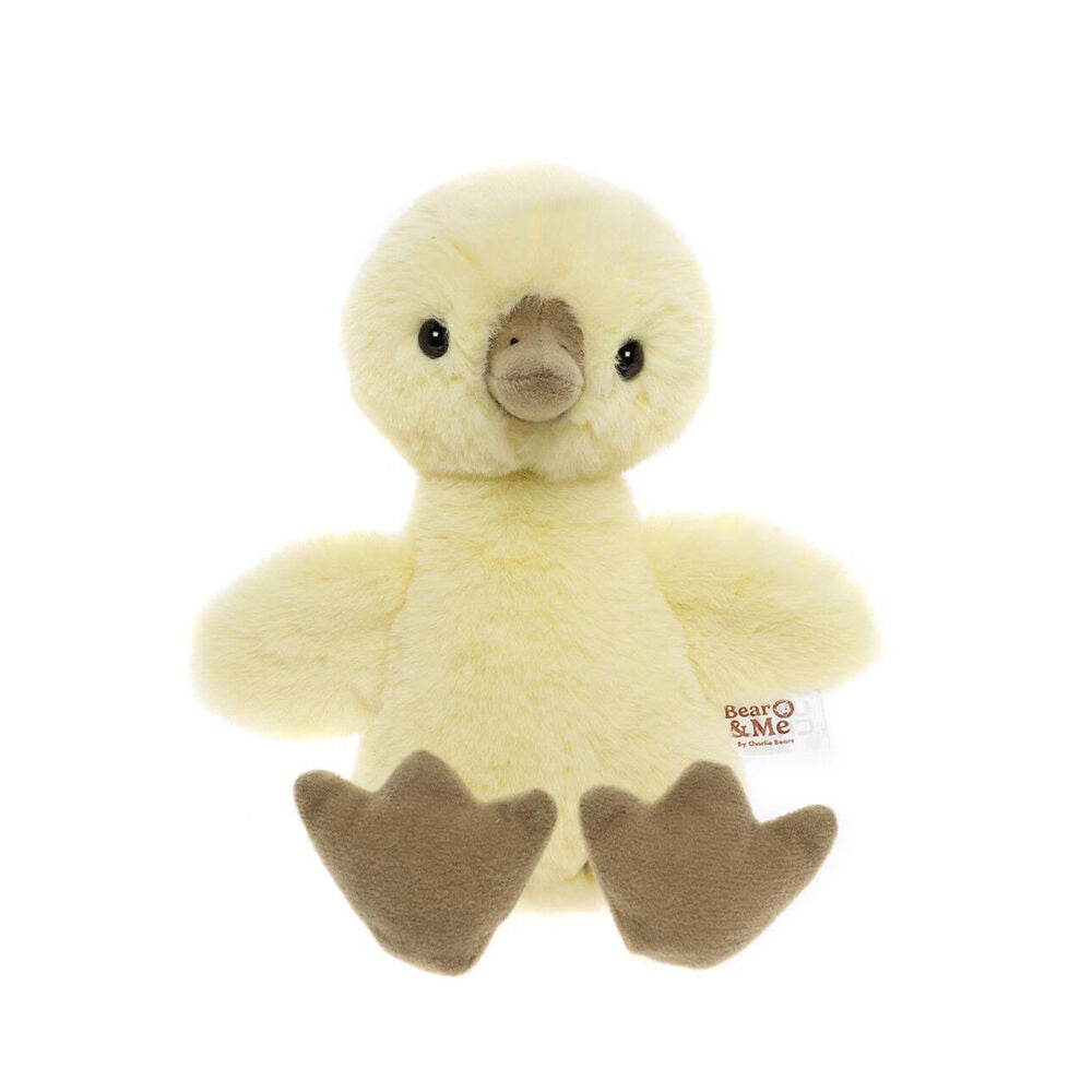 Charlie Bears Waddle the Duckling Small Kids Plush Toy 0Y+ Yellow