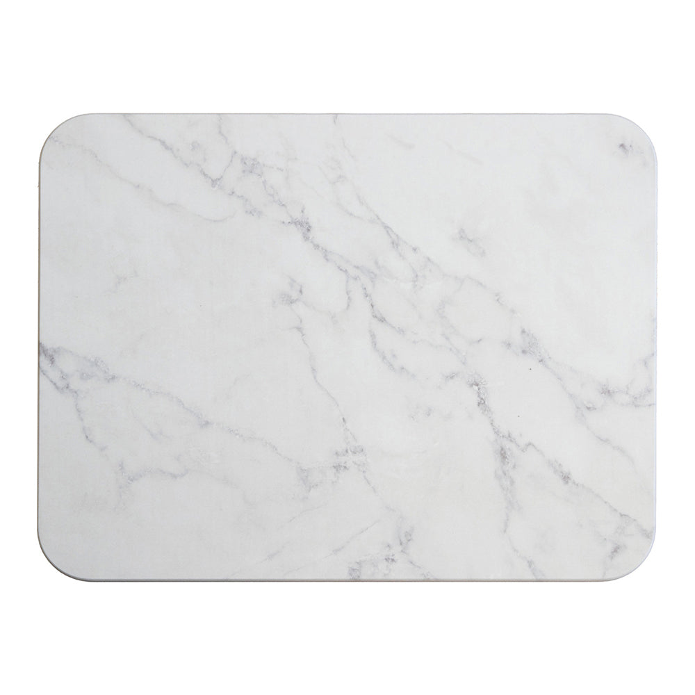 Algodon Dri Moisture Wicking Bath Stone/Mat White Marble 60x39cm