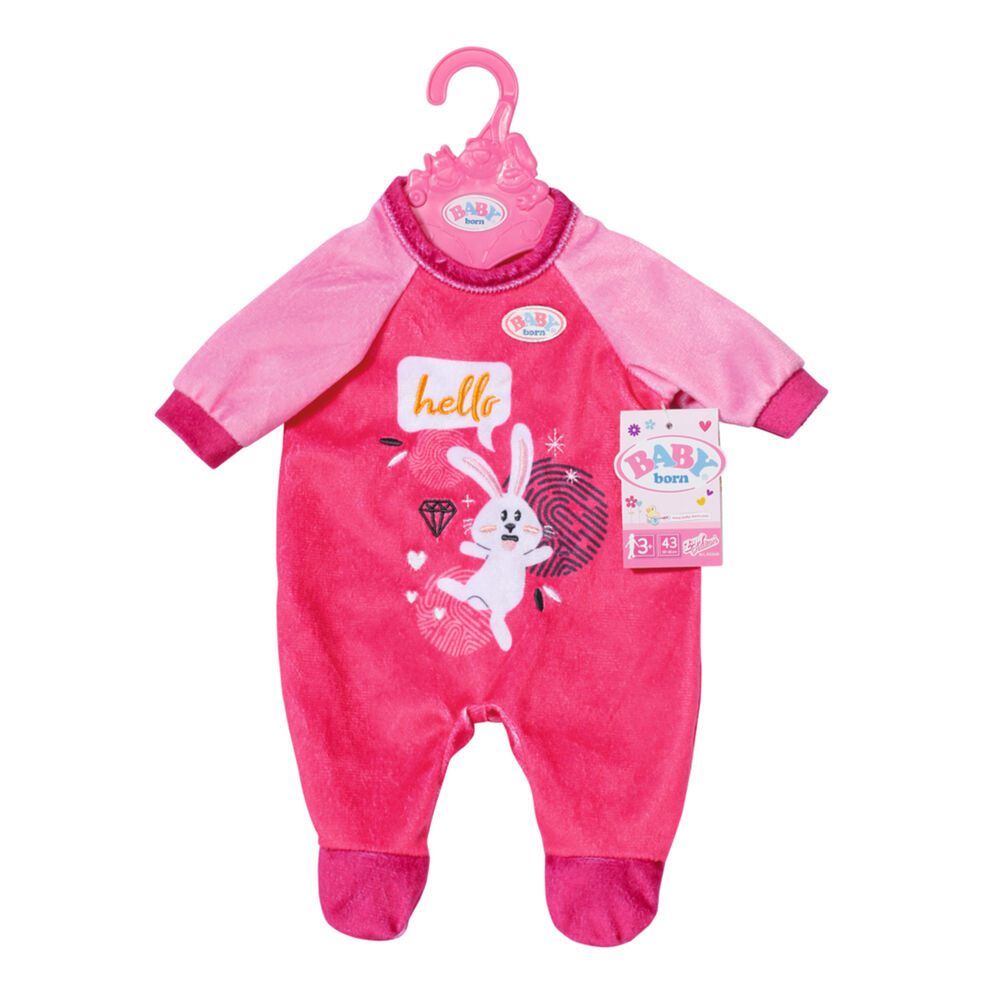 Baby Born 43cm Romper Soft Doll Clothes/Outfit Pink Kids 3y+