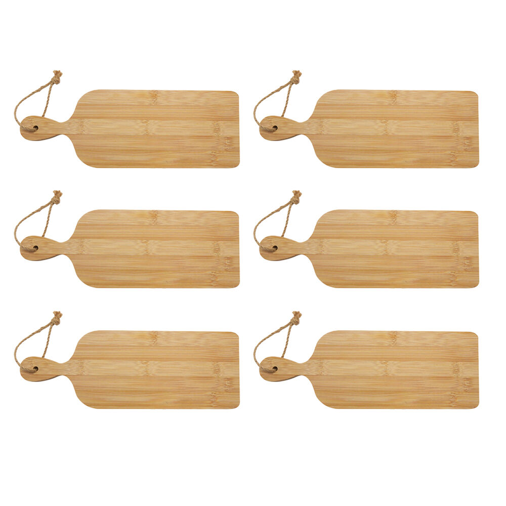 6PK Boyle Bamboo Chopping & Serving Board Small For Kitchen/Crafts 32x11.5x1.2cm