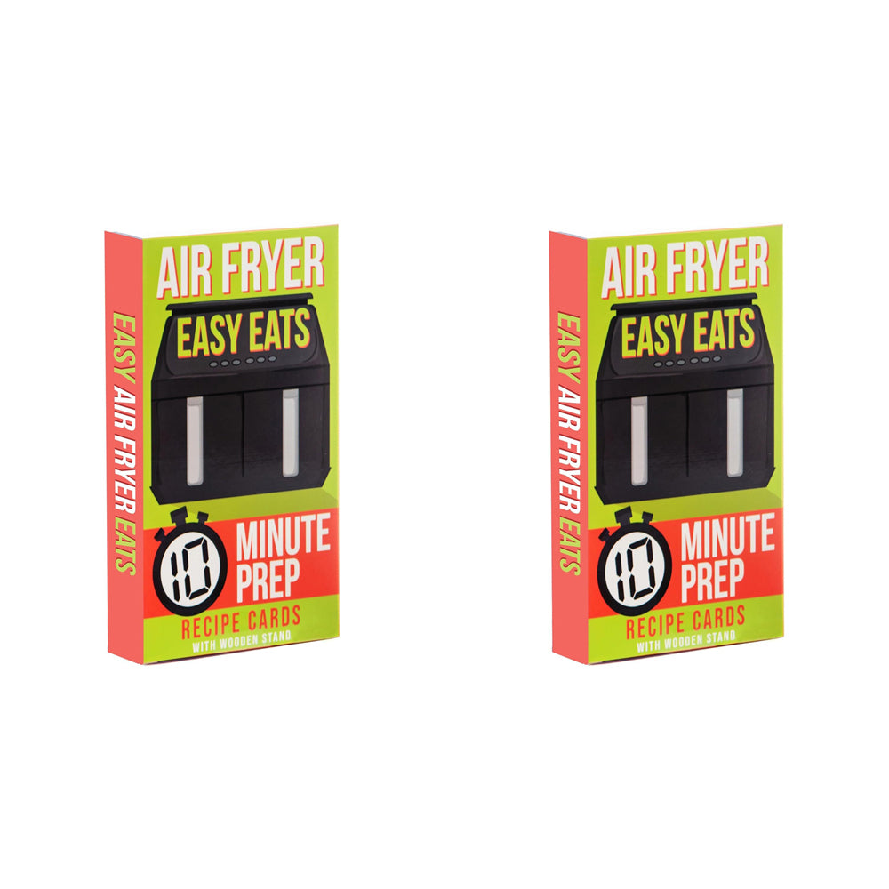 2PK Boxer Gifts Easy Eats Air Fryer Recipe Cards Home/Kitchen Cooking